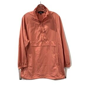 Lulus Jacket Womens Size Medium Mauve Pink Pullover Long 1/2 Zip